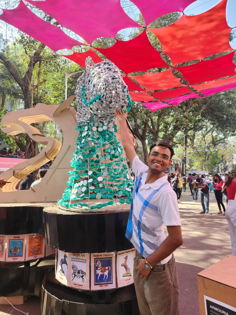 Amresh at an arts festival