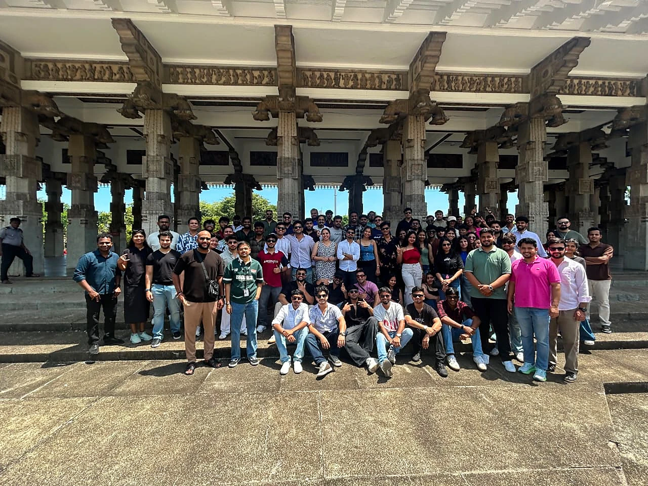 Group photo on the Sri Lanka trip